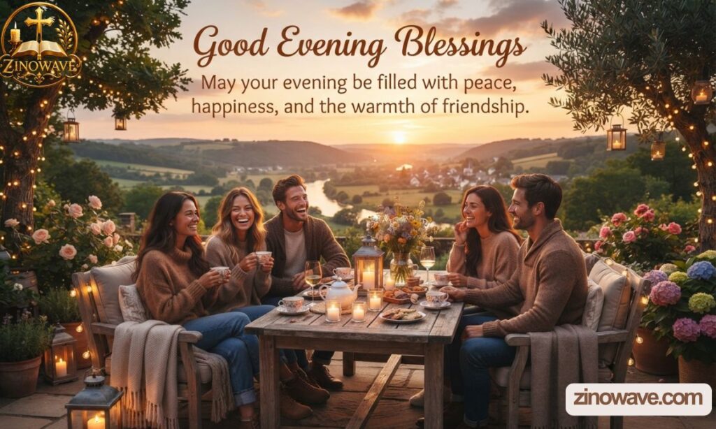 Beautiful Good Evening Blessings for Friends
