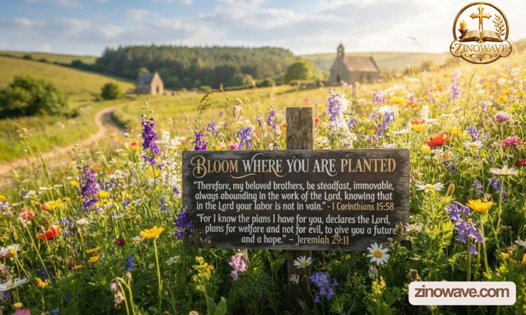Bible Verses Encouraging You to Bloom Where You Are Planted