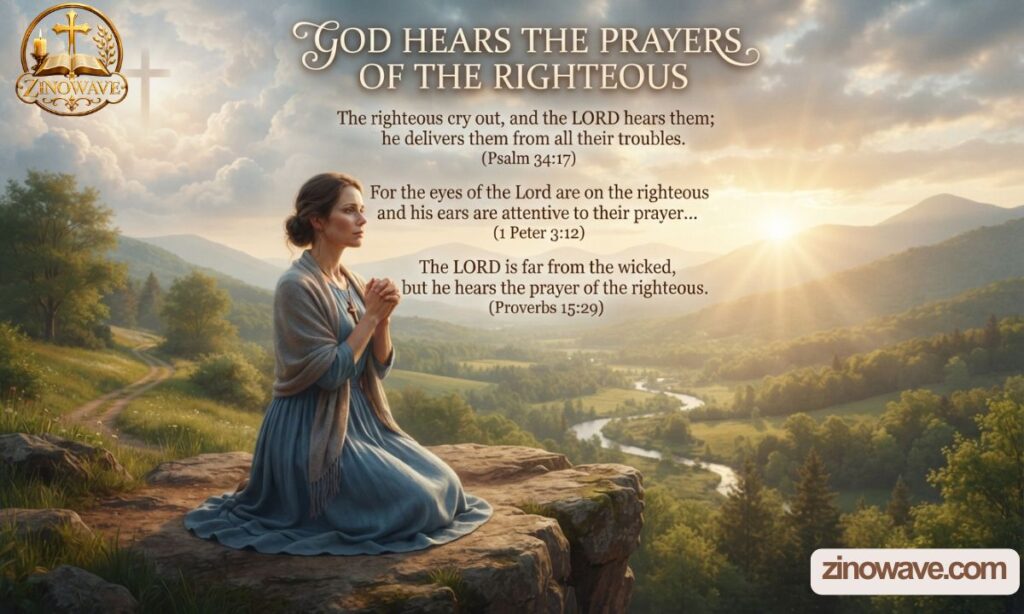Bible Verses Showing That God Hears the Prayers of the Righteous