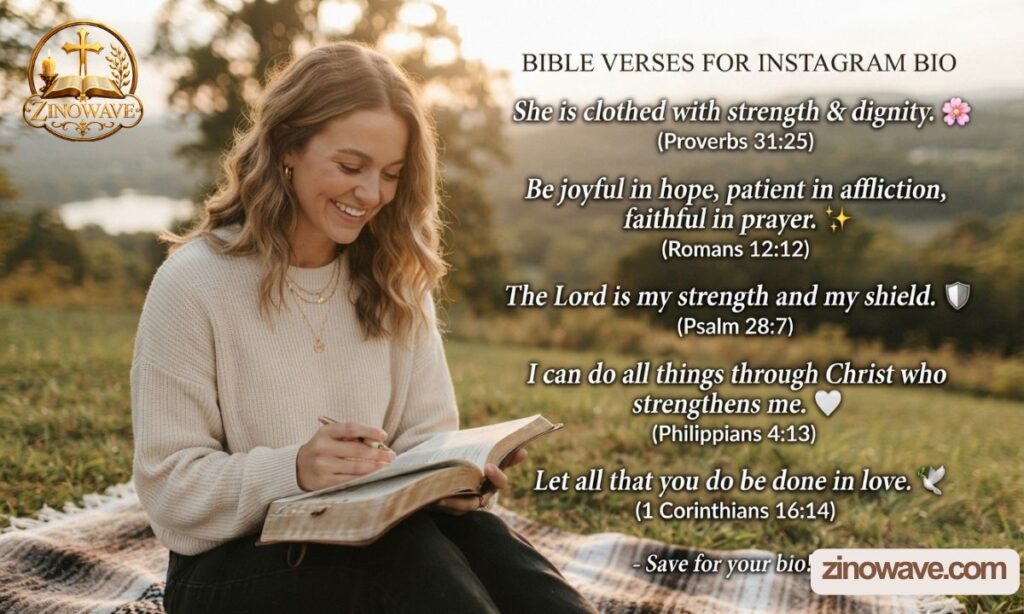 Bible Verses for Instagram Bio for Girl