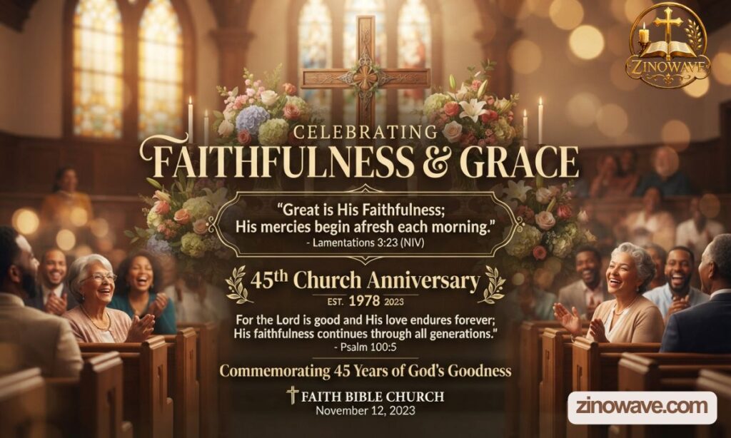Church Anniversary Bible Verses