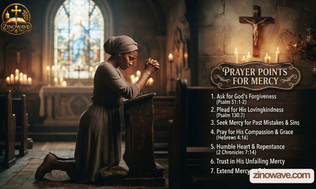 Prayer Points for Mercy with Bible Verses