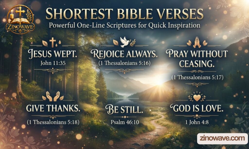 Very Short Bible Verses