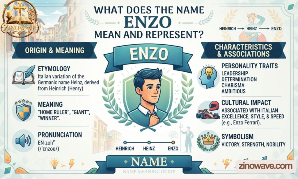 What Does the Name Enzo Mean and Represent