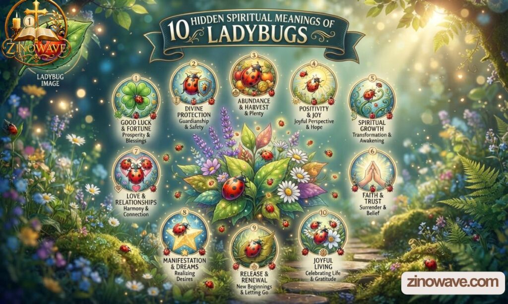 10 Hidden Spiritual Meanings of Ladybugs
