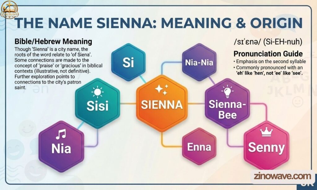 Sienna Name Meaning in Bible Pronunciation