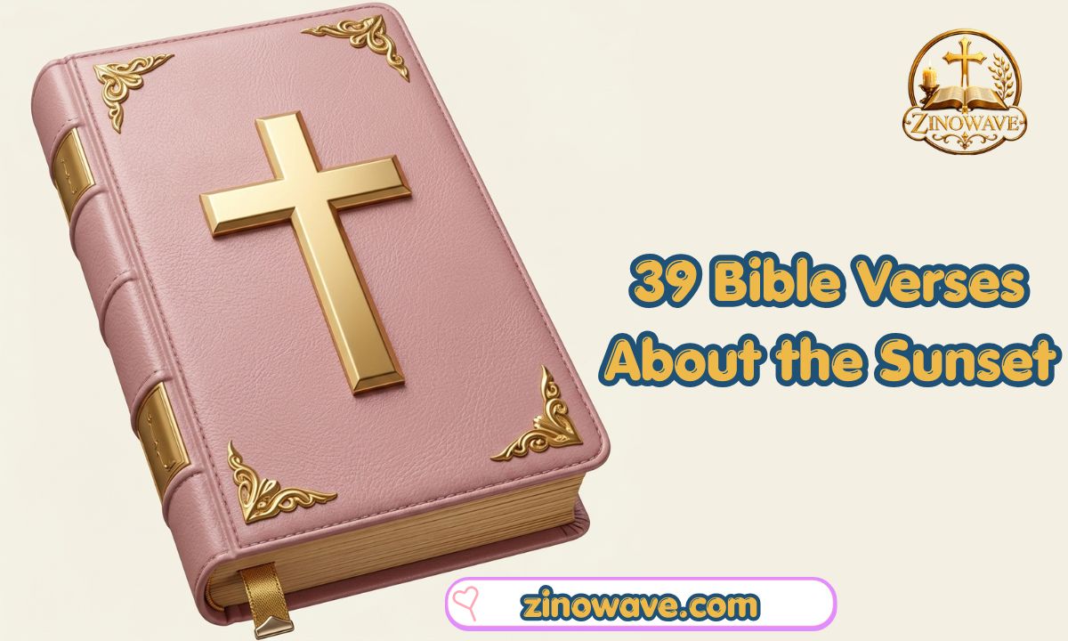 39 Bible Verses About the Sunset