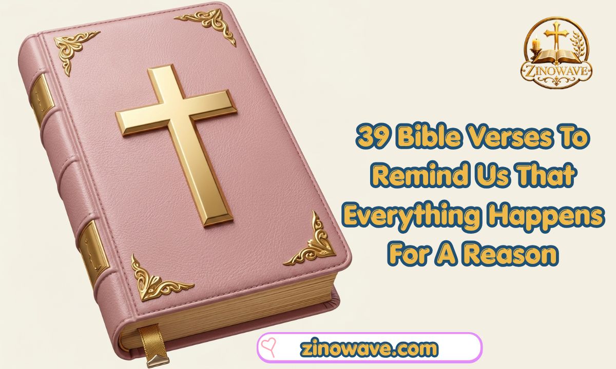 39 Bible Verses To Remind Us That Everything Happens For A Reason
