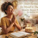 210+ Short Birthday Prayers for Myself to Thank God