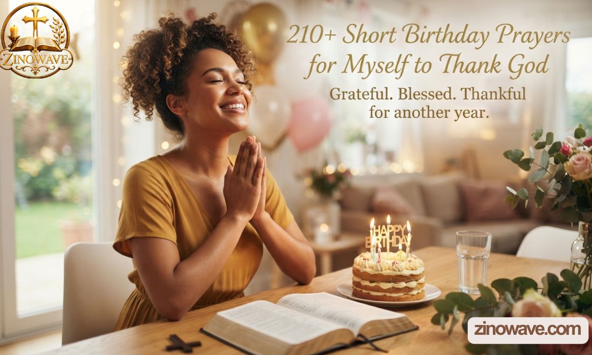 210+ Short Birthday Prayers for Myself to Thank God