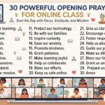 30 Powerful Opening Prayer for Online Class to Start the Day