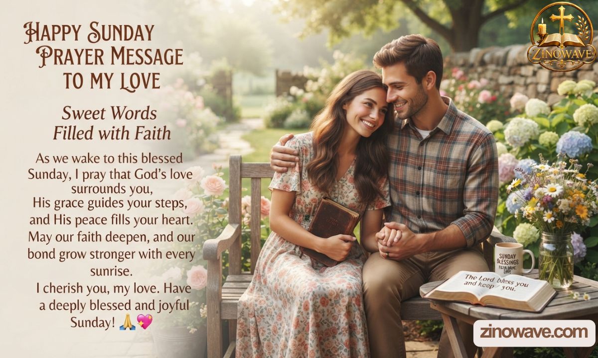 39 Happy Sunday Prayer Message to My Love: Sweet Words Filled with Faith