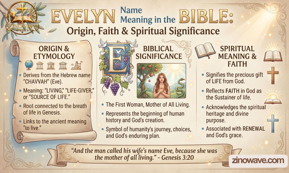Evelyn Name Meaning in the Bible: Origin, Faith & Spiritual Significance
