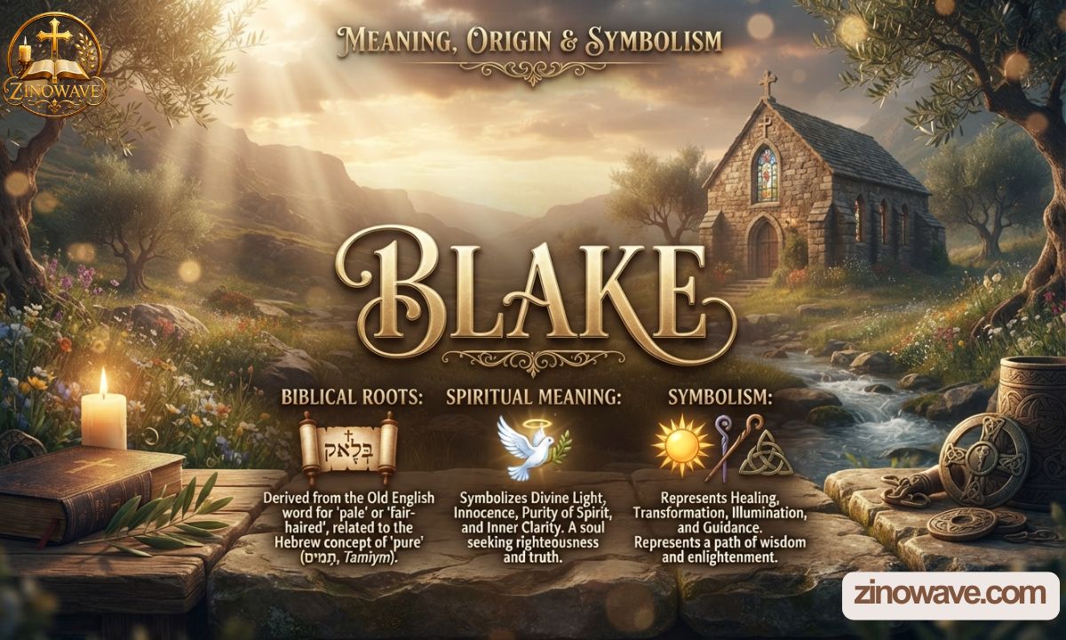 Blake Name Meaning: Biblical Roots, Spiritual Meaning & Symbolism