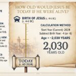 How Old Would Jesus Be Today If He Were Alive? Biblical Answer