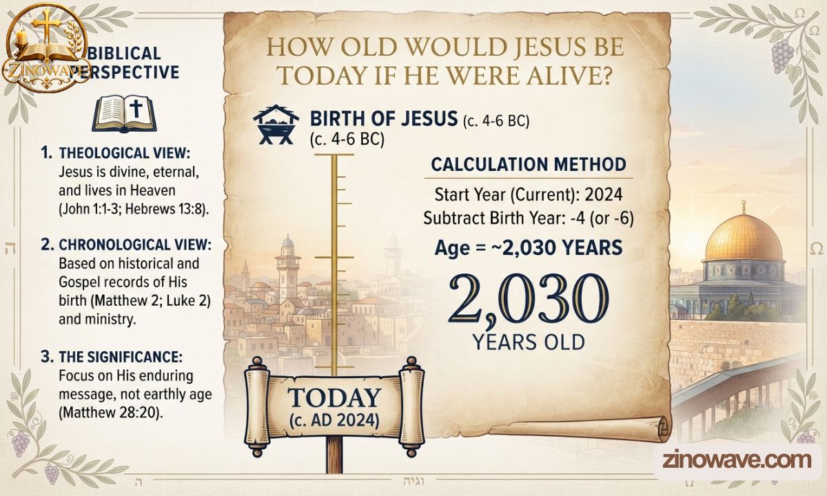 How Old Would Jesus Be Today If He Were Alive? Biblical Answer