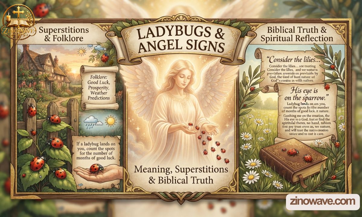 Ladybugs and Angel Signs: Meaning, Superstitions & Biblical Truth