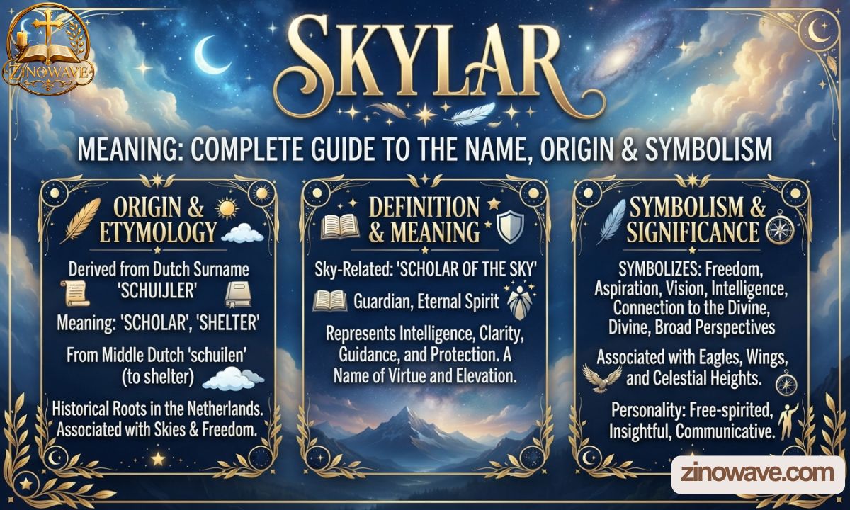 Skylar Meaning: Complete Guide to the Name, Origin & Symbolism