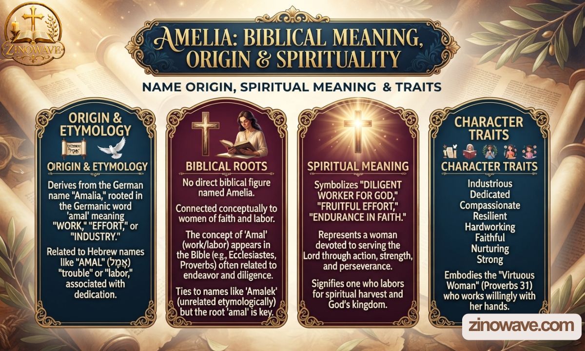 What Does Amelia Mean Biblically? Name Origin, Spiritual Meaning & Traits