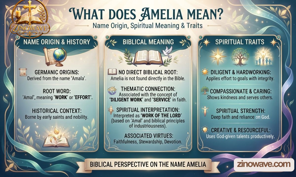 What Does Amelia Mean Biblically? Name Origin, Spiritual Meaning & Traits