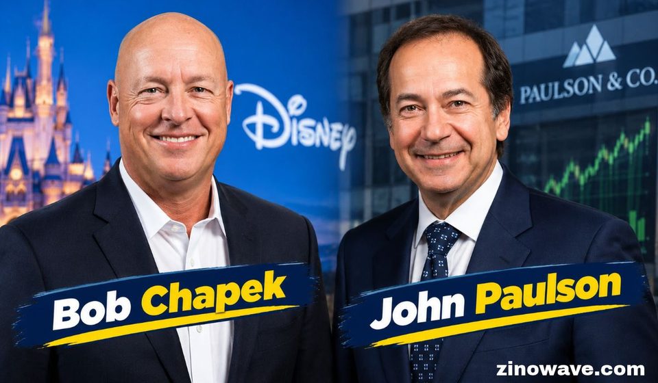 Bob Chapek and John Paulson