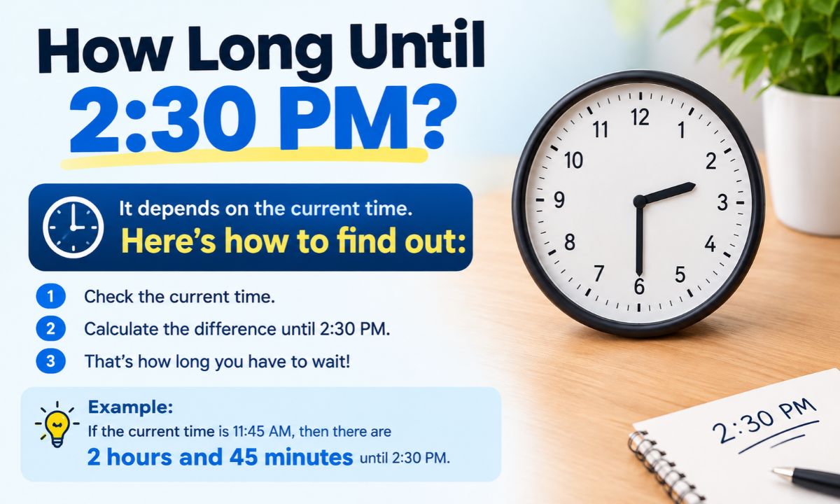 How Long Until 2:30 PM?
