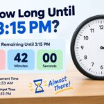 How Long Until 3:15 PM?