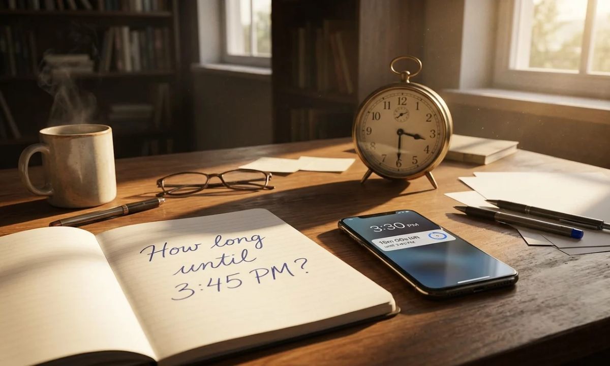 How Long Until 3:45 PM?