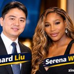 Richard Liu and Serena Williams