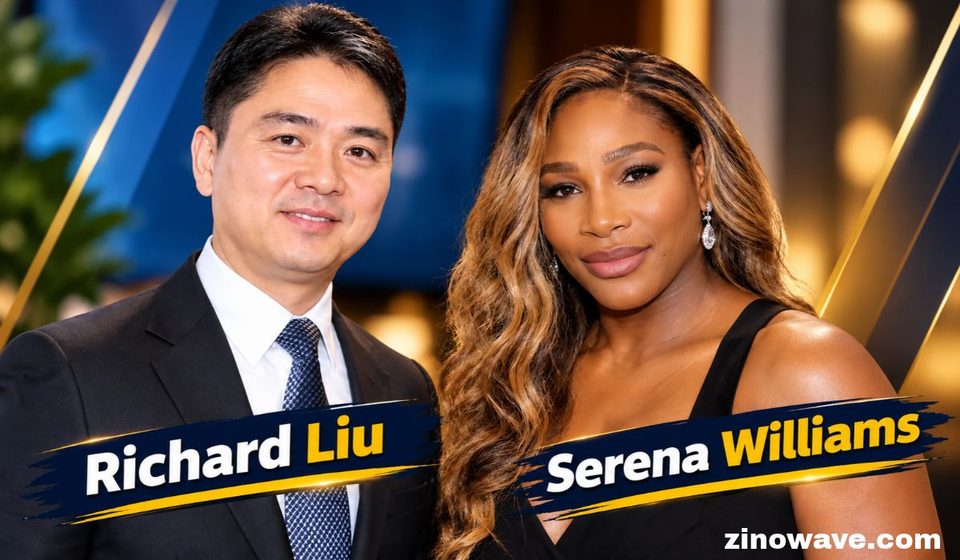 Richard Liu and Serena Williams