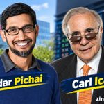 Sundar Pichai and Carl Icahn